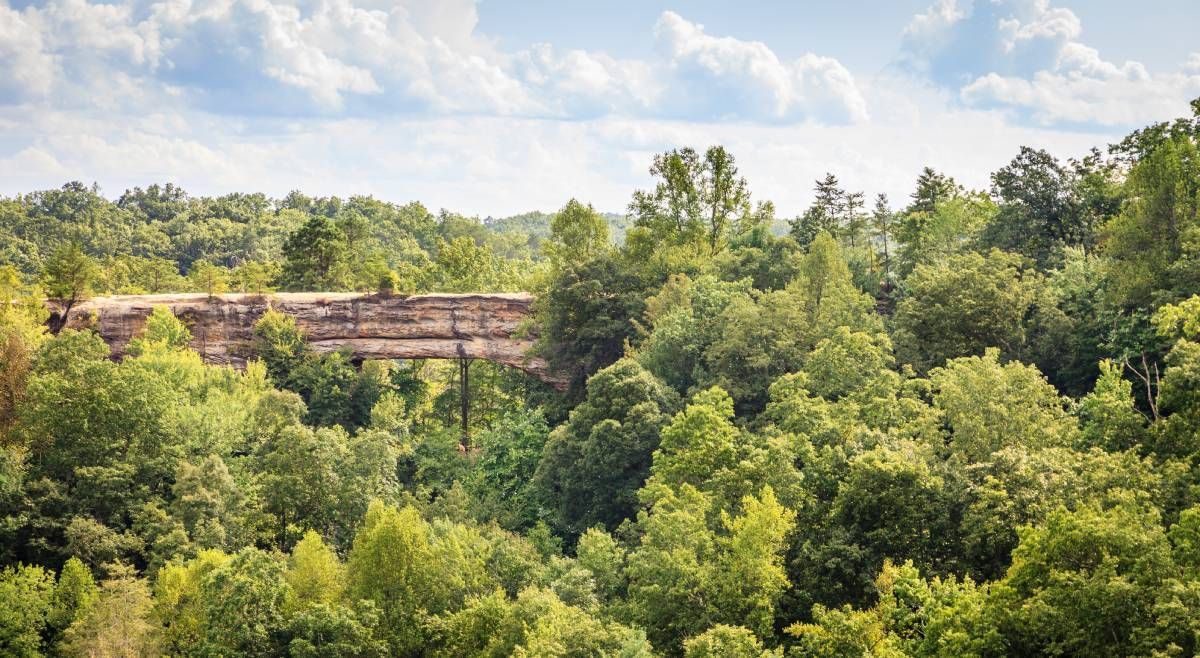 Natural Bridge in Red River Gorge, Kentucky