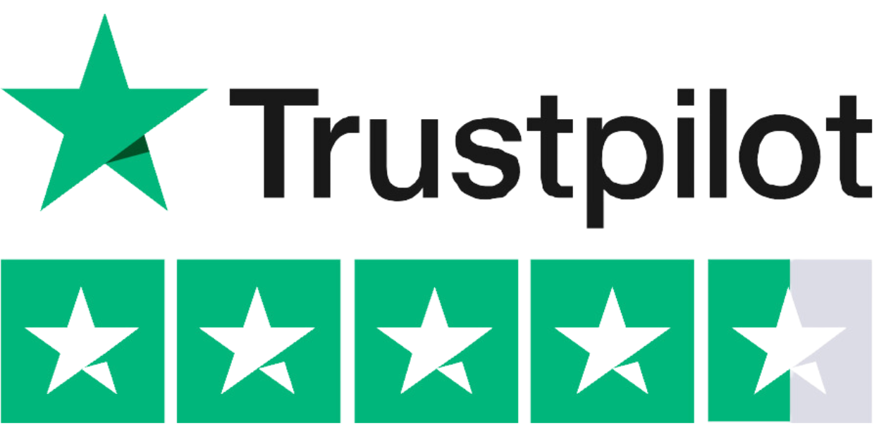 The trustpilot logo has a green star on it.