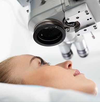 Laser Surgery — Woman During Surgery in Danville, KY