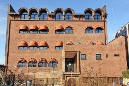 Facciata di un hotel