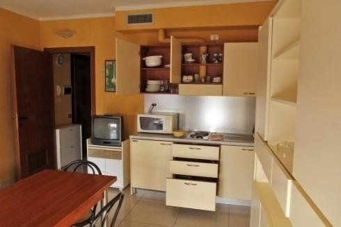 Cucina di un appartamento per vacanze
