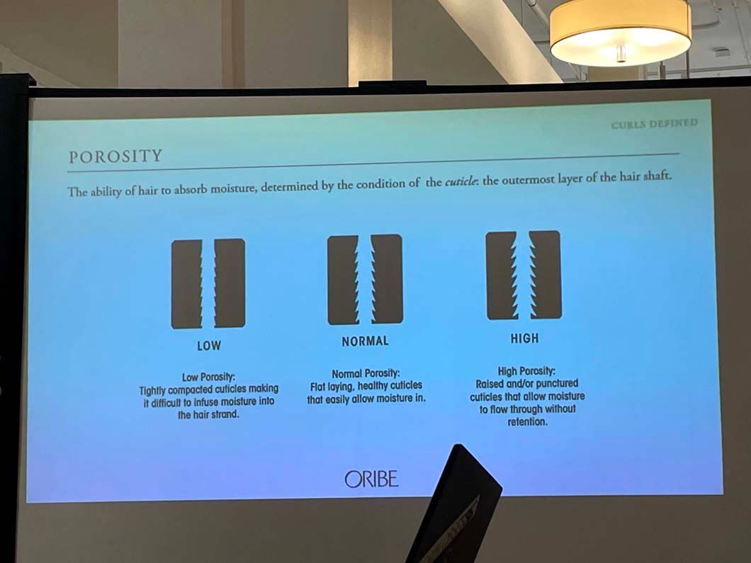 Diagram illustrating porosity levels: low, medium, and high. Each shows a schematic of a material's structure with varying pore sizes.