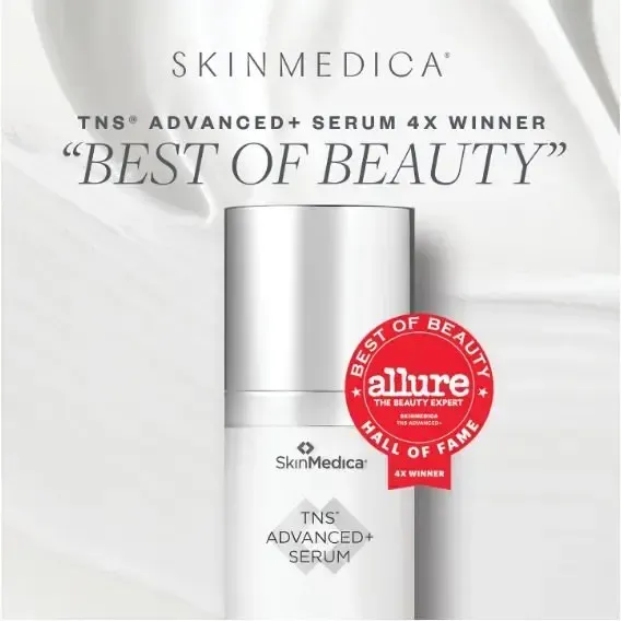 SkinMedica TNS Advanced+ Serum bottle with 