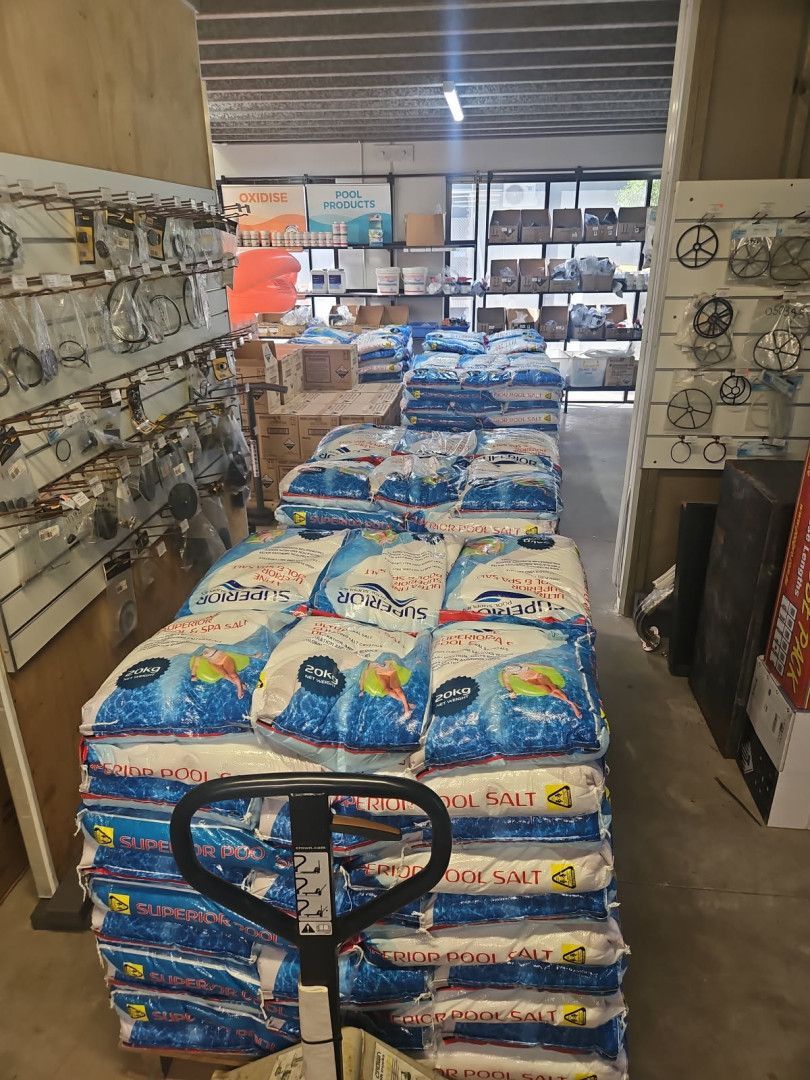 A Warehouse Filled with Lots of Bags — Poolside Noosa in Noosaville, QLD