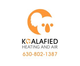 koalafied heating and air business logo