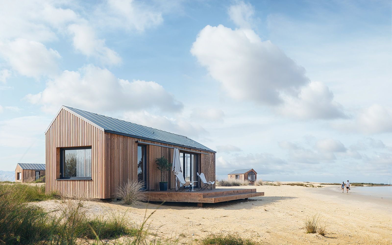 Architekturvisualisierung eines TinyHouse an der Ostseeküste