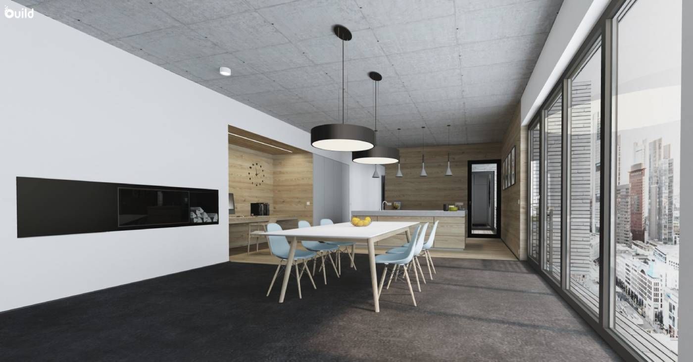 Virtueller Rundgang  einer Wohnung in der Frankfurter Innenstadt.