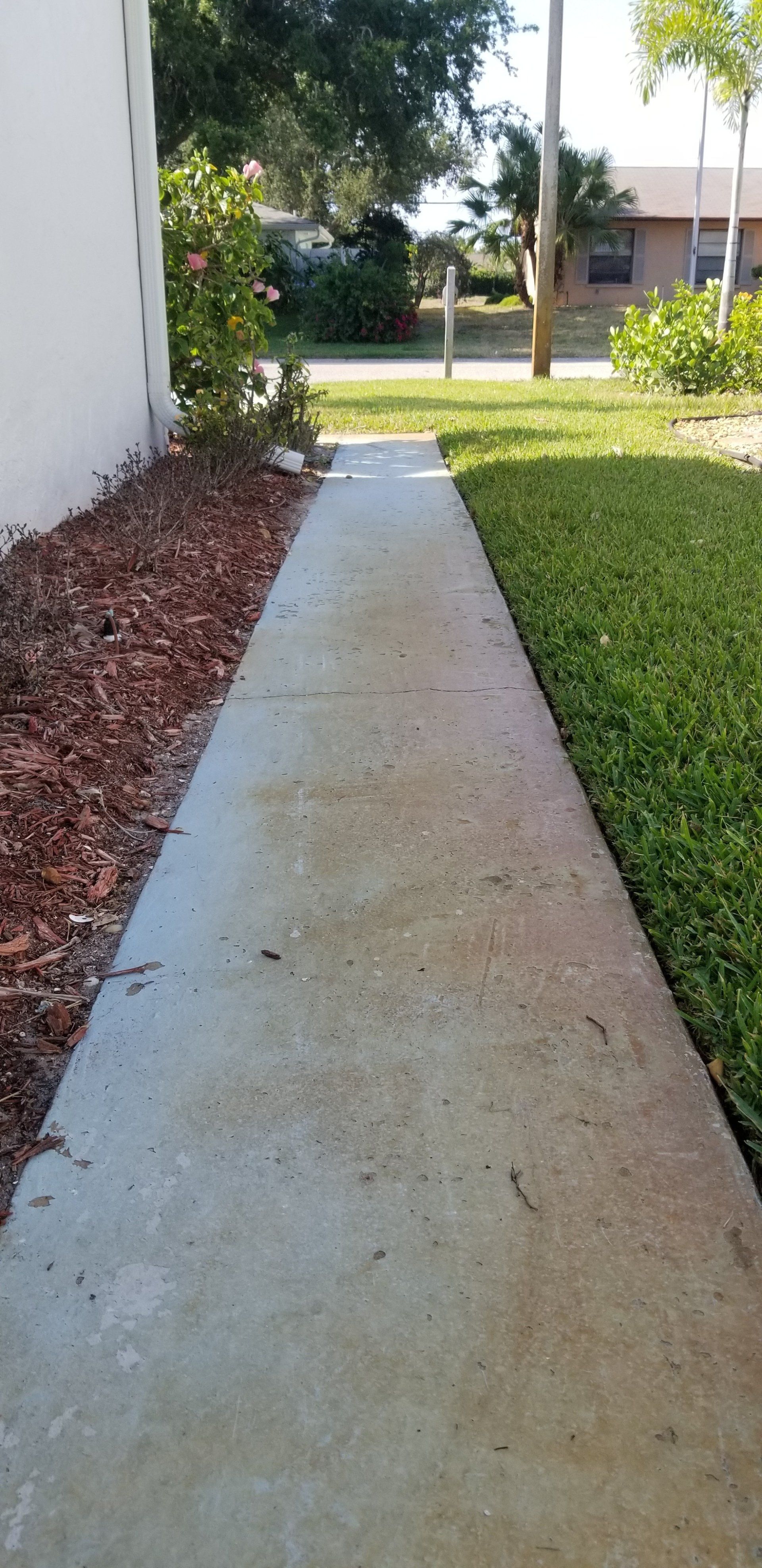 Dirty Walkway — Myakka City, FL — Southwest Florida Pressure Washing
