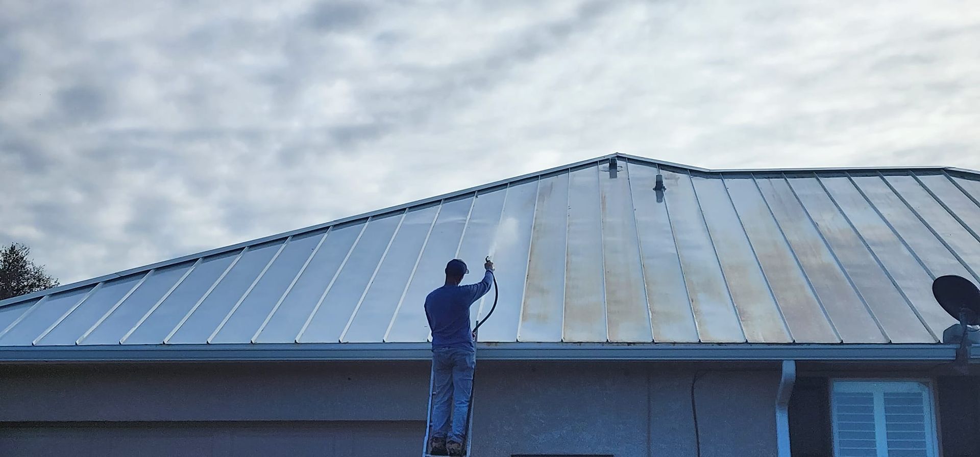 Removing Oil From Parking Lot Using Pressure Washing — Myakka City, FL — Southwest Florida Pressure Washing