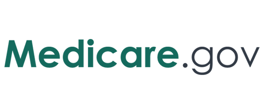 Medicare.gov logo in teal and dark gray.