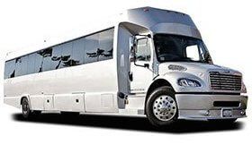 luxury large party bus rental in Long Beach
