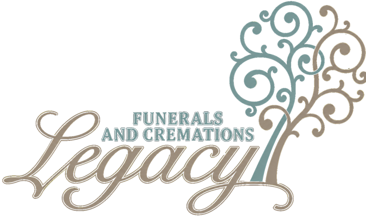 The logo for sample funeral home is shown on a white background.