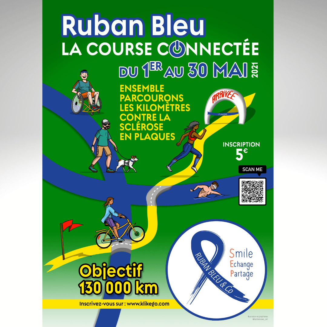Ruban Bleu La Course Connectée Challenge Du 01 Au 31 Mai 2021 