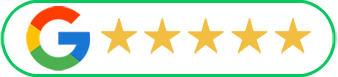 A google logo with five stars on it