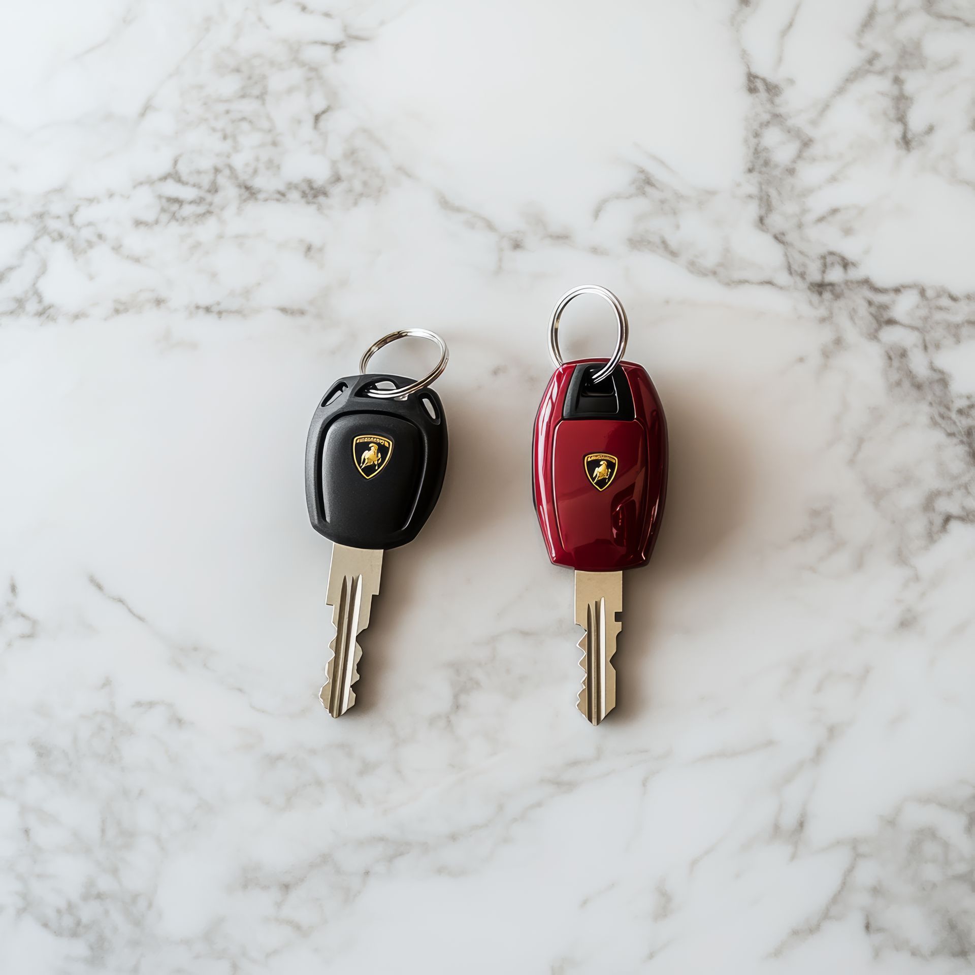 two speciality replacement keys