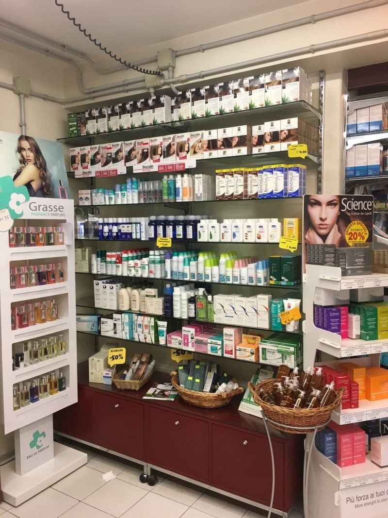 reparto per la vendita di prodotti naturali per capelli e cura del corpo