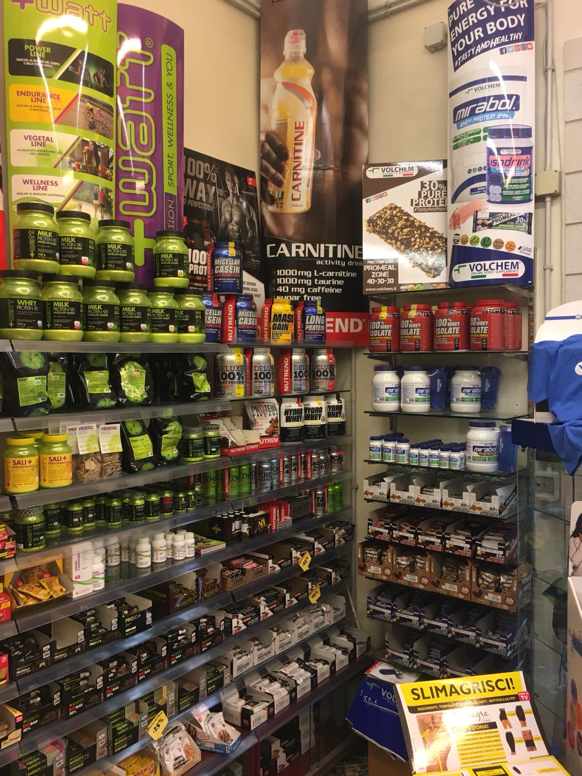 reparto integratori alimentari