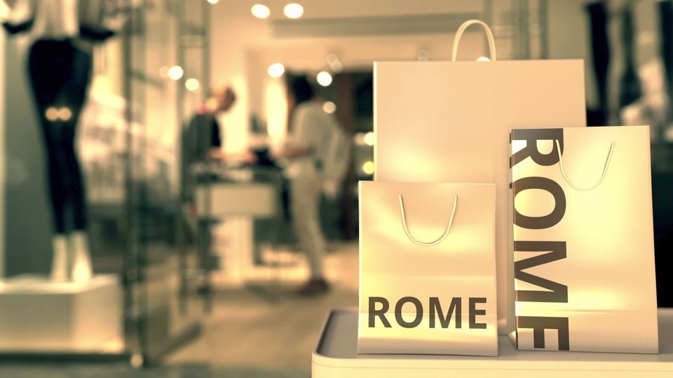 Einkaufen im Zentrum von Rom