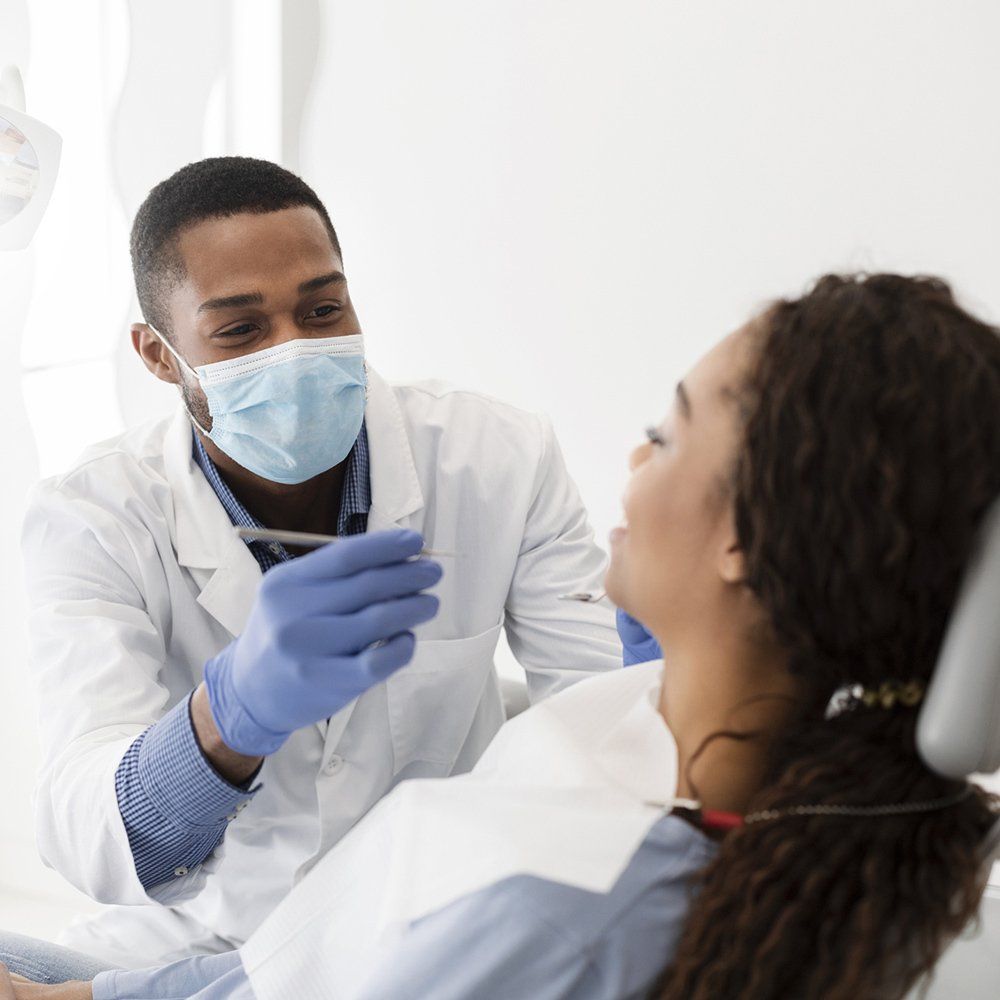 Patient and Dentist — Hickory, NC — McDonald Family Dentistry