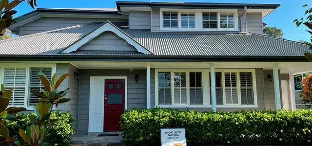 House With Red Door — Penrith, NSW — Bright Spots Painting & Decorating