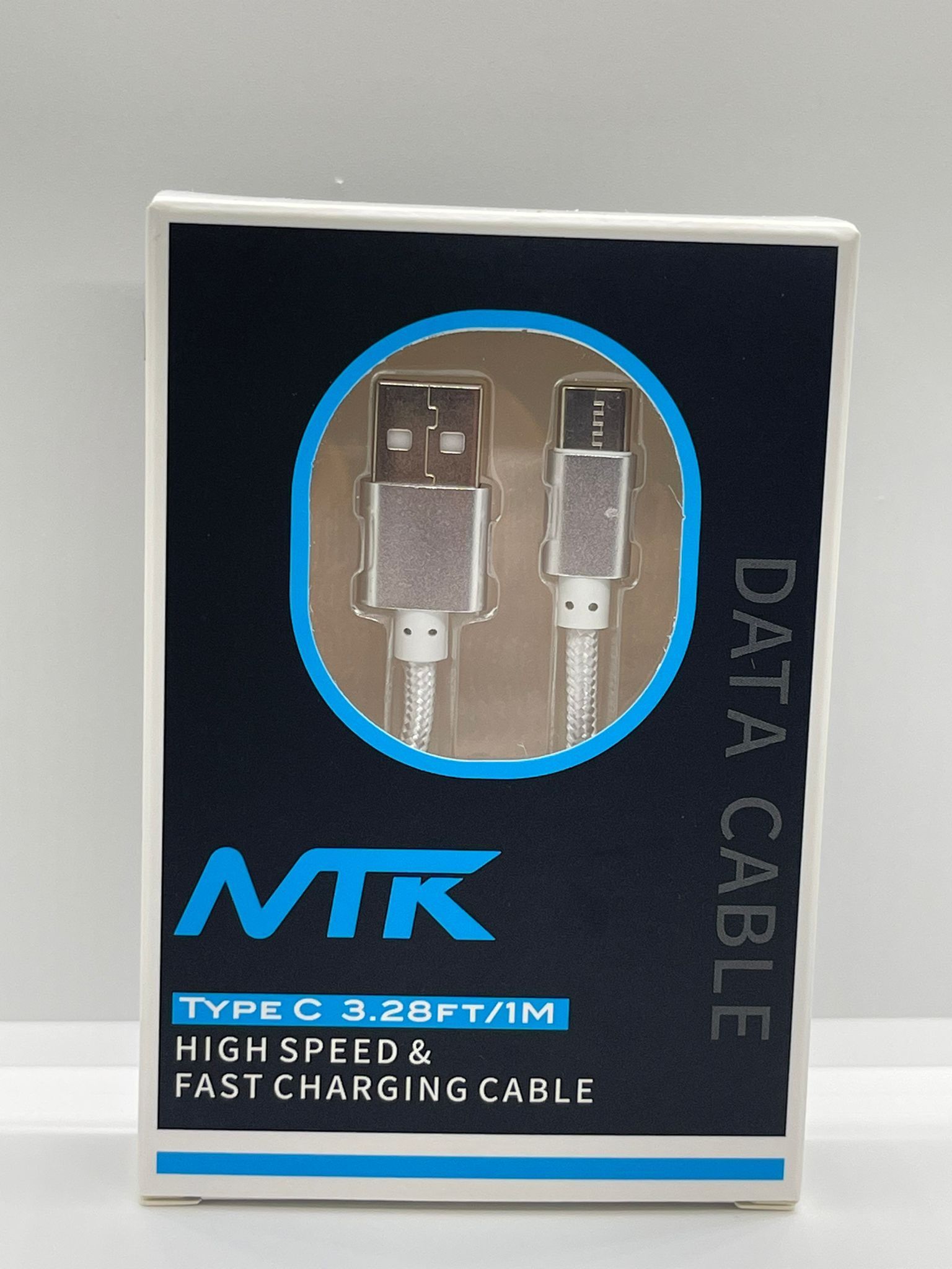 Type C Cable( Braided ) 1M 2.4A  Fast Charge