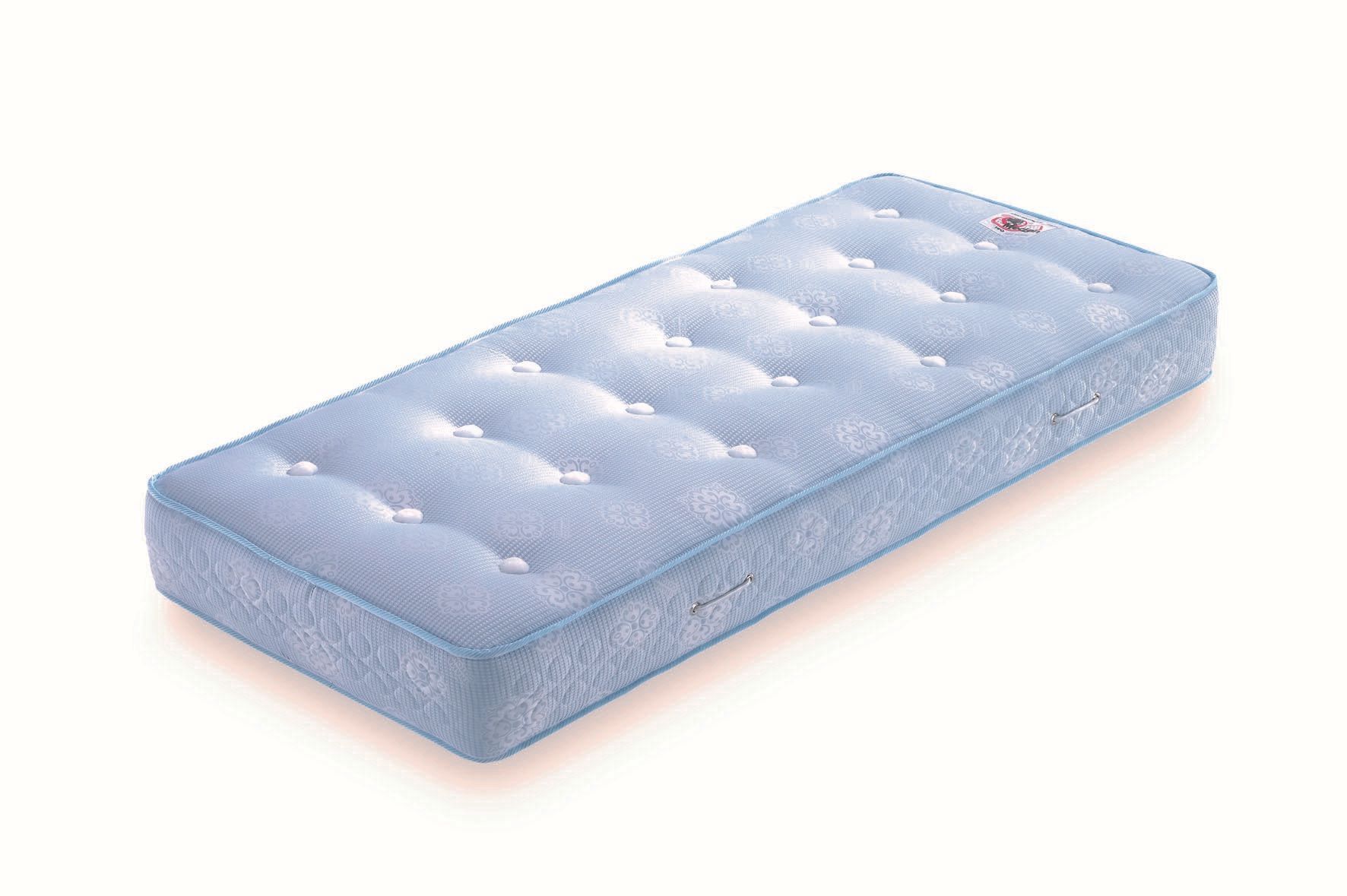 materasso singolo azzurro