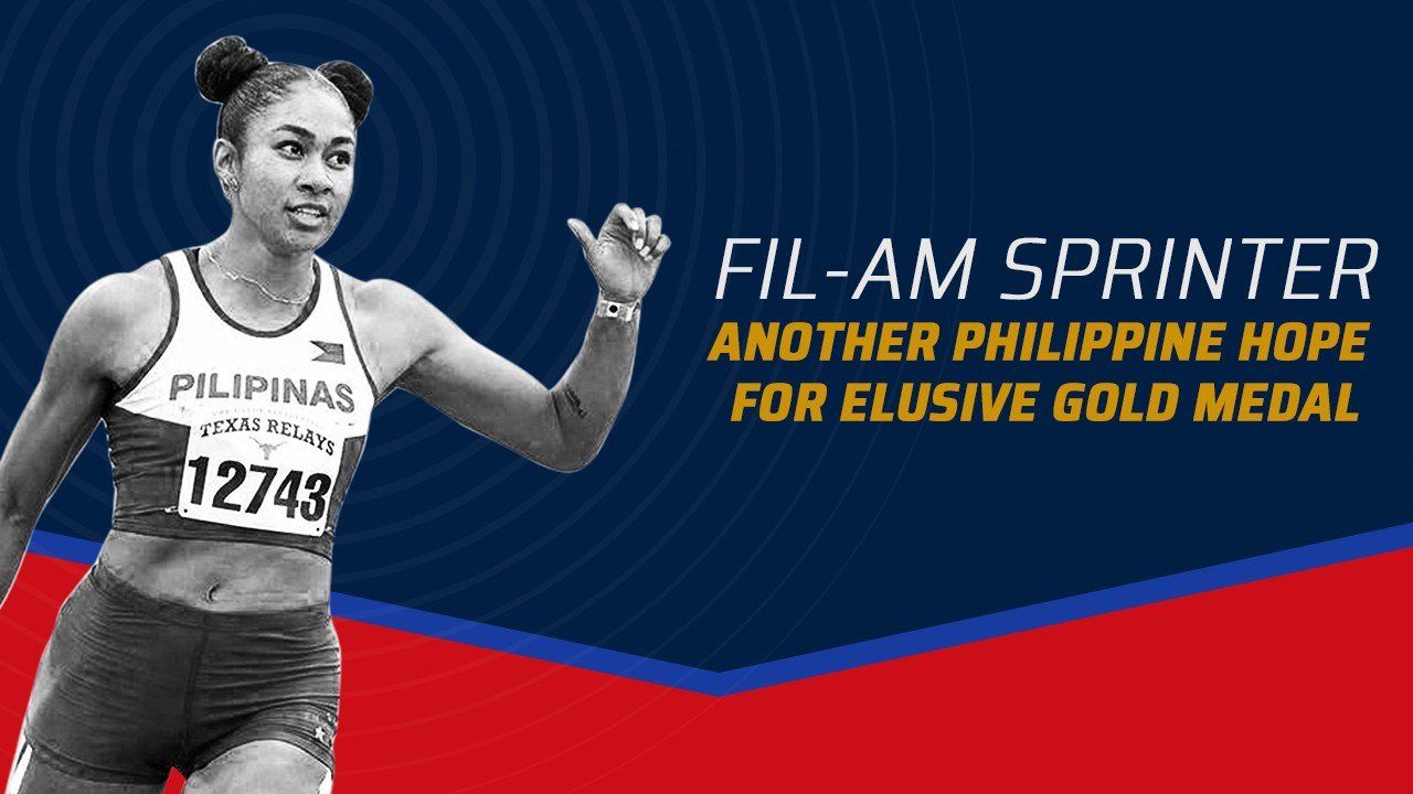 Fil-American Sprinter Another Philippine Hope for Elusive Gold Medal