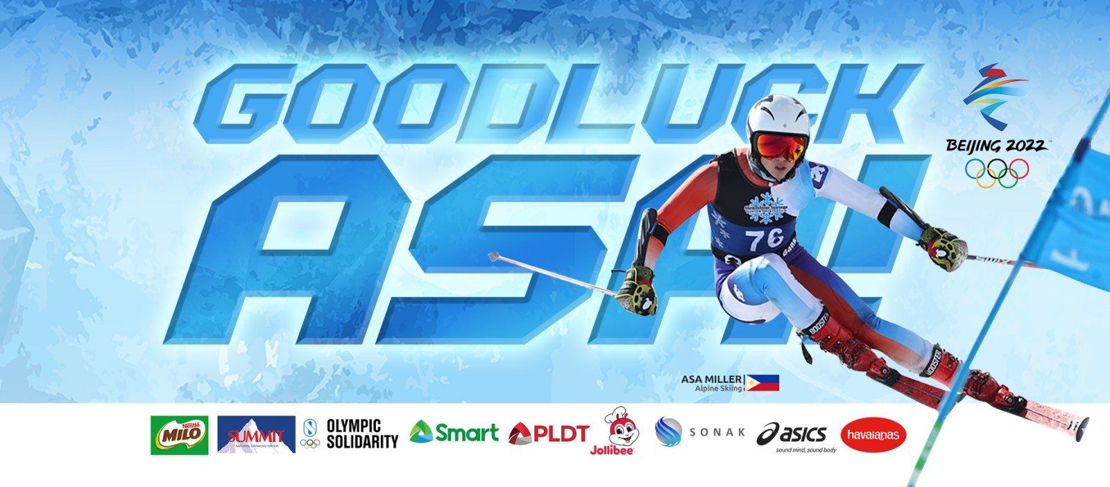 Asa Miller: Filipino skier, sole hope of the nation for Beijing