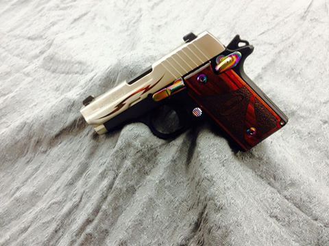 Sig Sauer P238 380 Rosewood grips