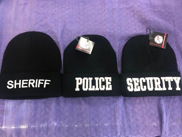 Police, Sheriff, and Security beanies