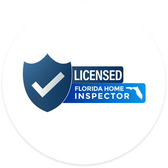 Logo: Blue shield with checkmark,