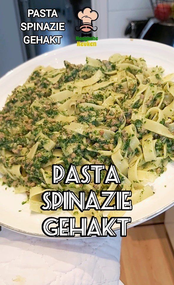 Pasta Spinazie Gehakt