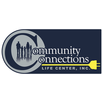 A logo for community connections life center inc.