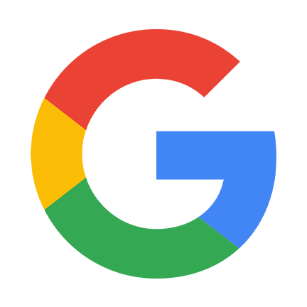 The google logo is a circle with a letter g in the middle.