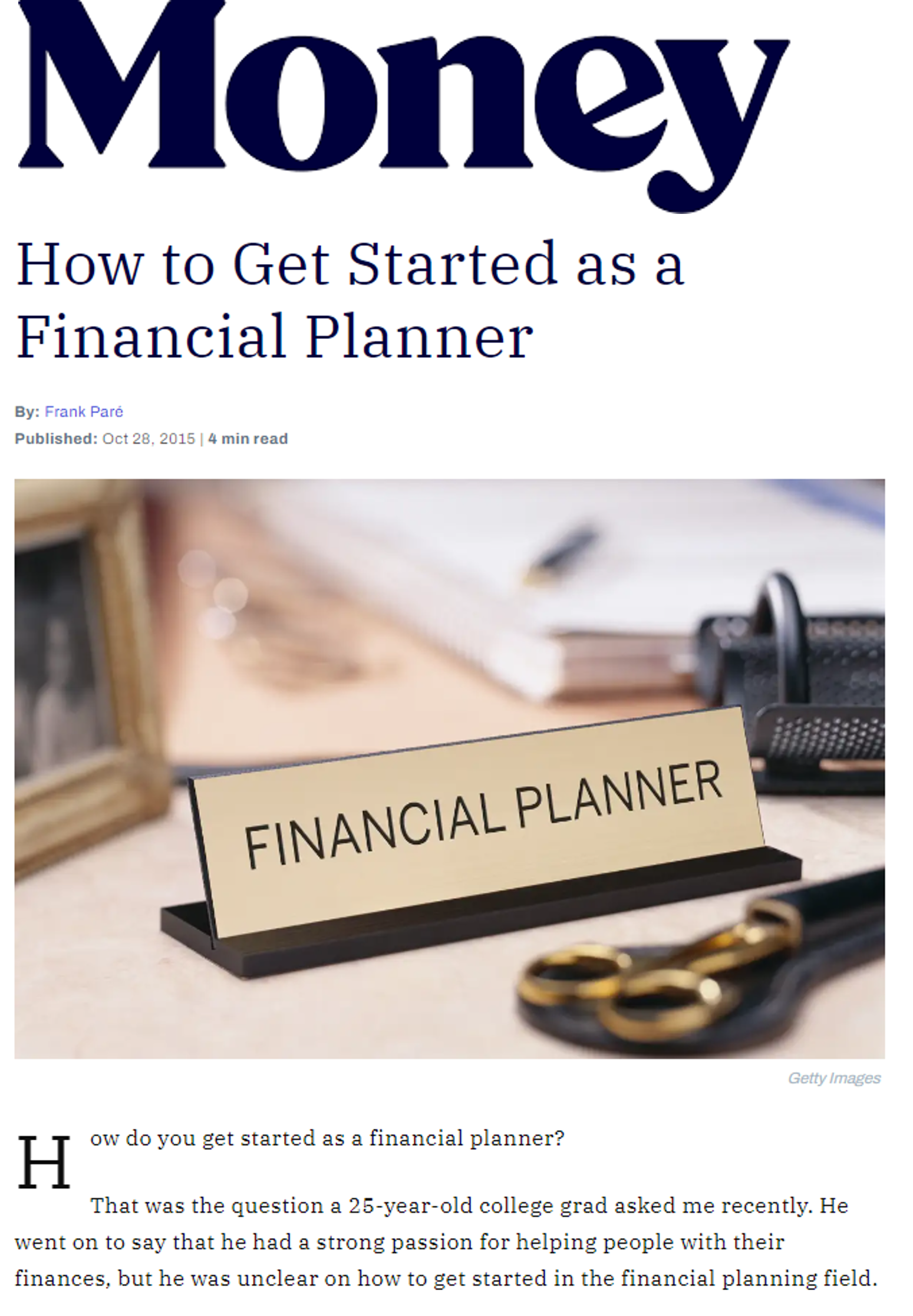 A picture of a financial planner sitting on a table