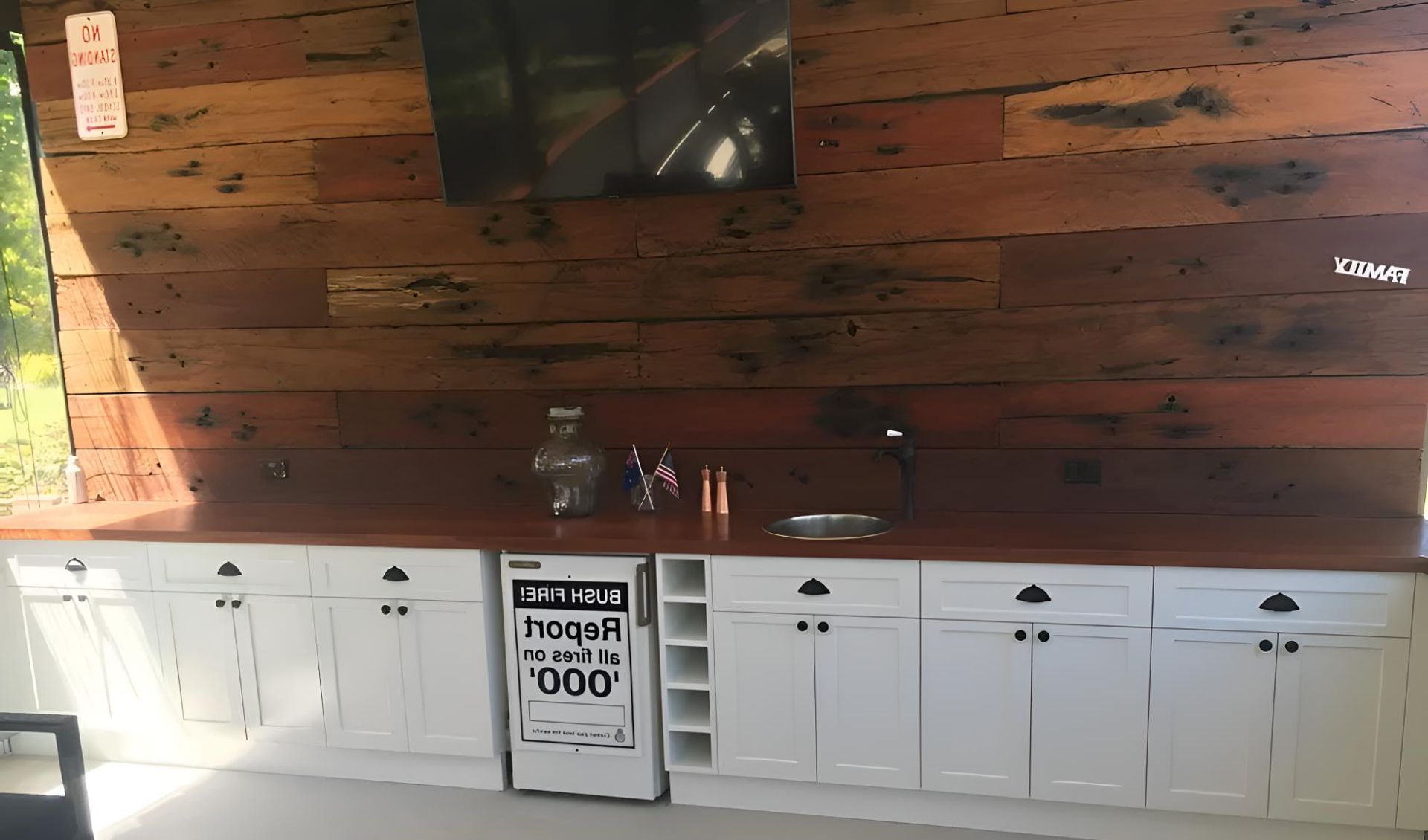 Wooden Wall in Kitchen — Hey Presto Kitchens & Renovations in Armidale, NSW