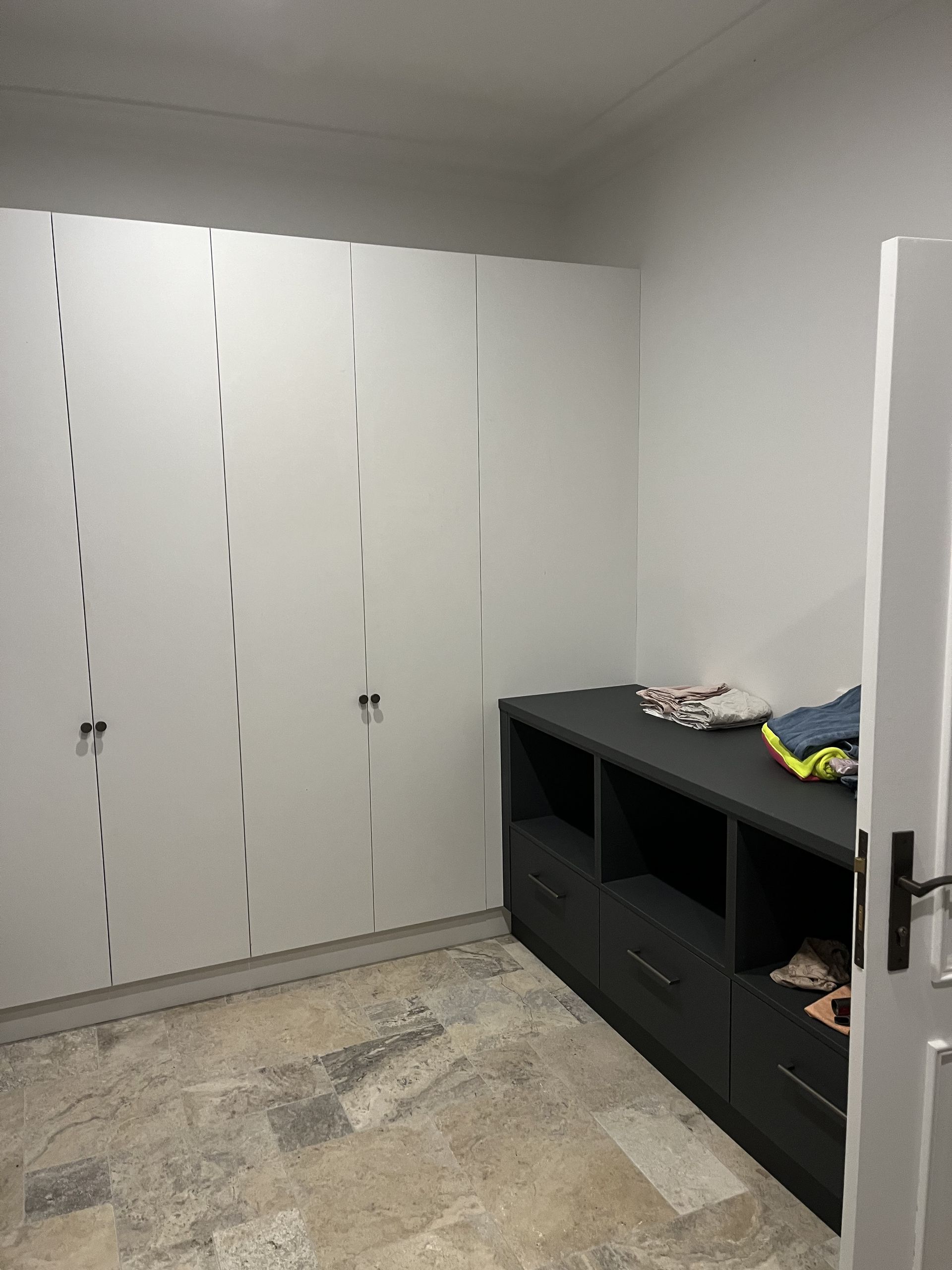 A Wardrobe with a Black chest of draws — Hey Presto Kitchens & Renovations in Armidale, NSW