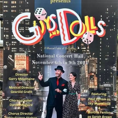 A poster for a musical called goof dolls