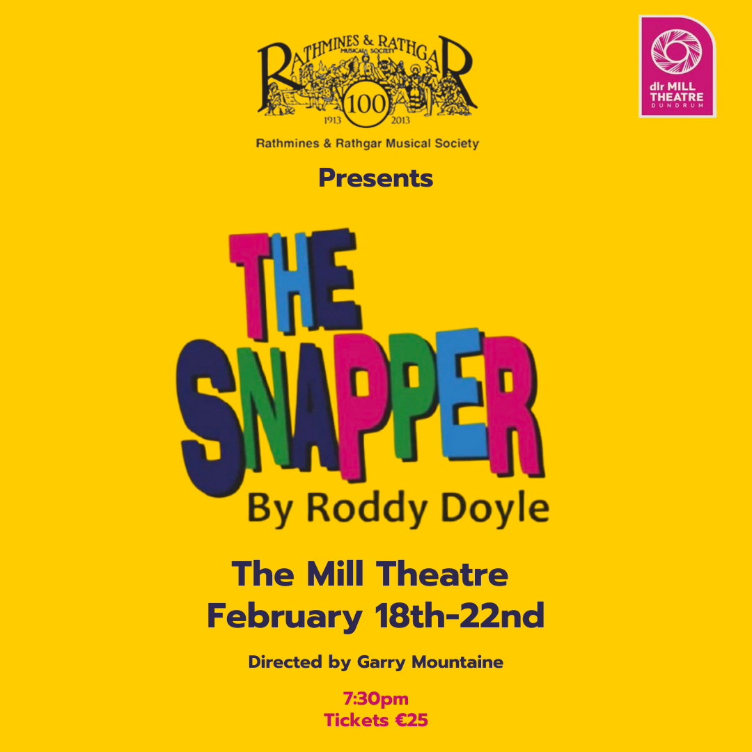 A poster for the play the snapper by roddy doyle