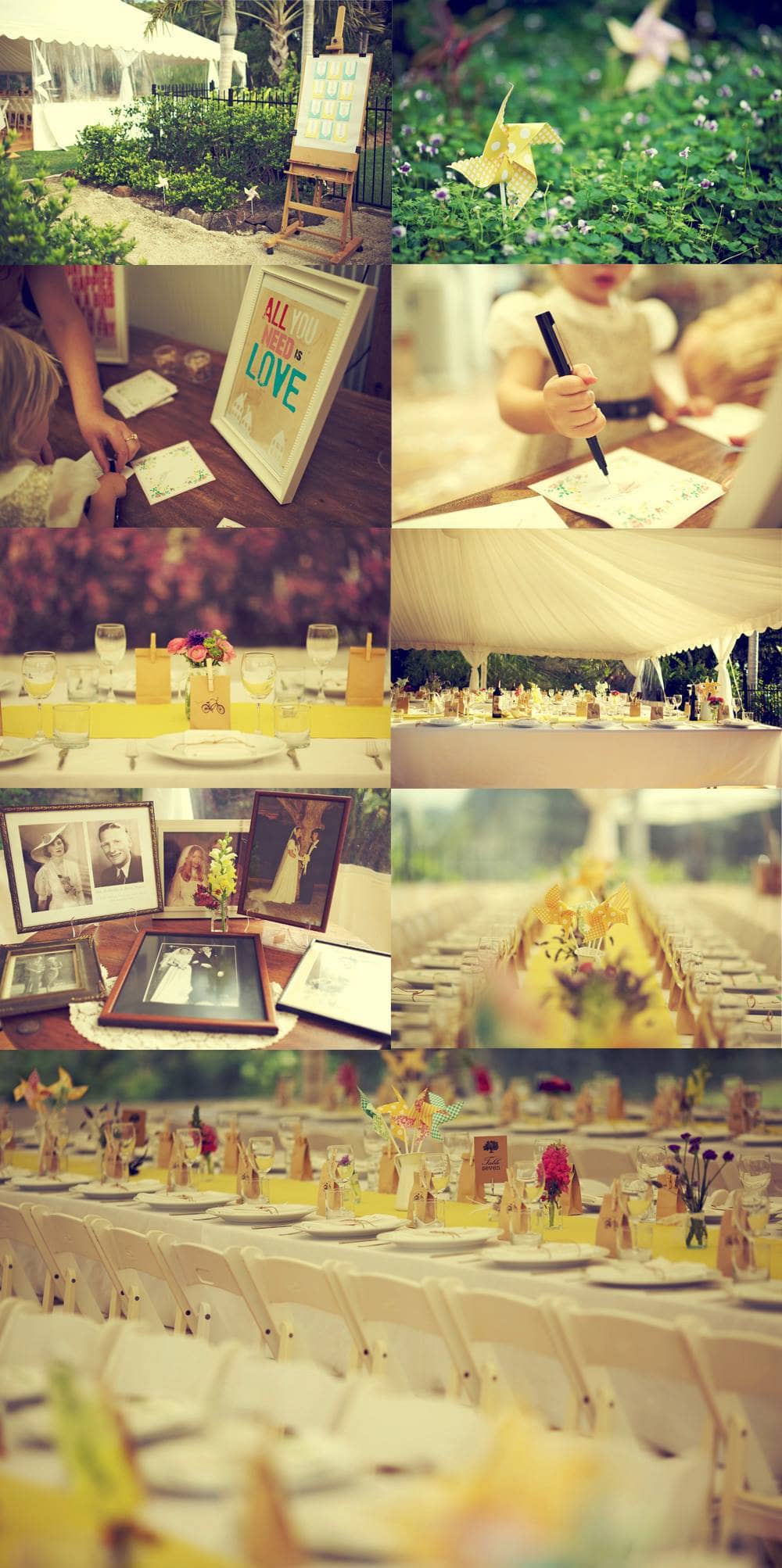 Photo Collage Of Wedding Photos — Wedding & Event Hire In Goonellabah, NSW