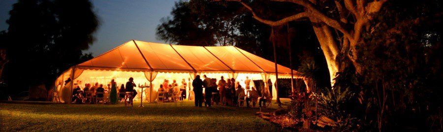 People Gathered Inside A Marquee — Wedding & Event Hire In Goonellabah, NSW