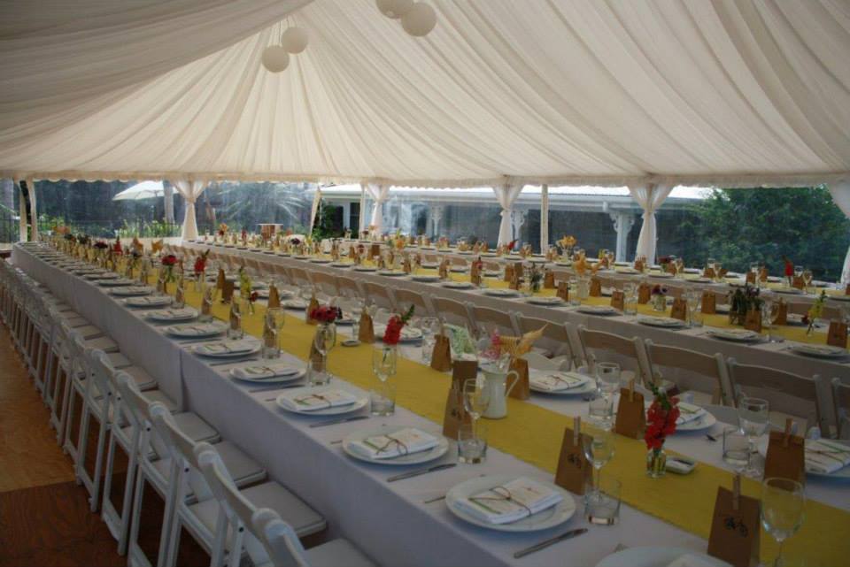 Long Table Wedding Ceremony Setup — Wedding & Event Hire In Goonellabah, NSW