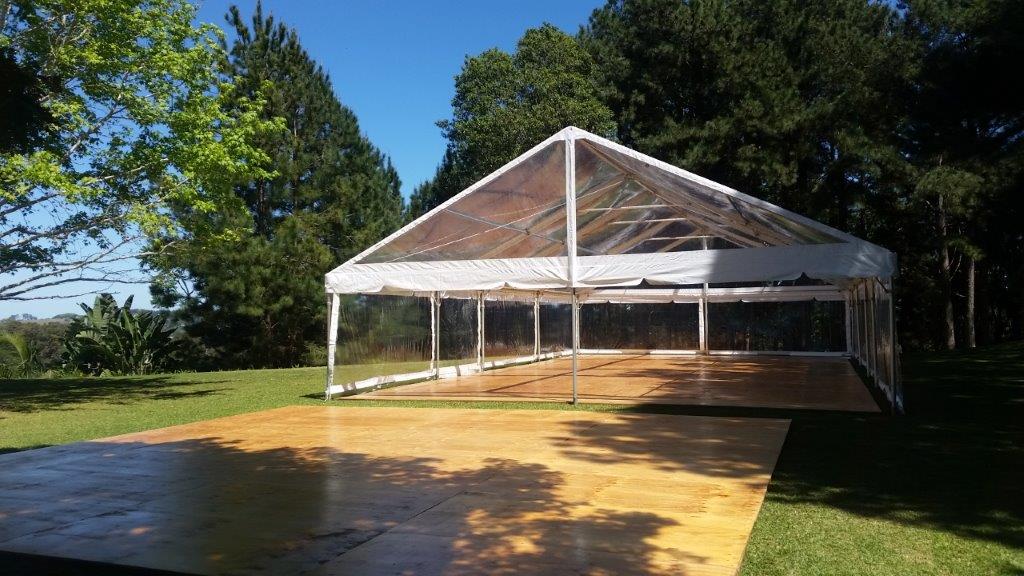 Clear White Roof Marquee — Wedding & Event Hire In Goonellabah, NSW