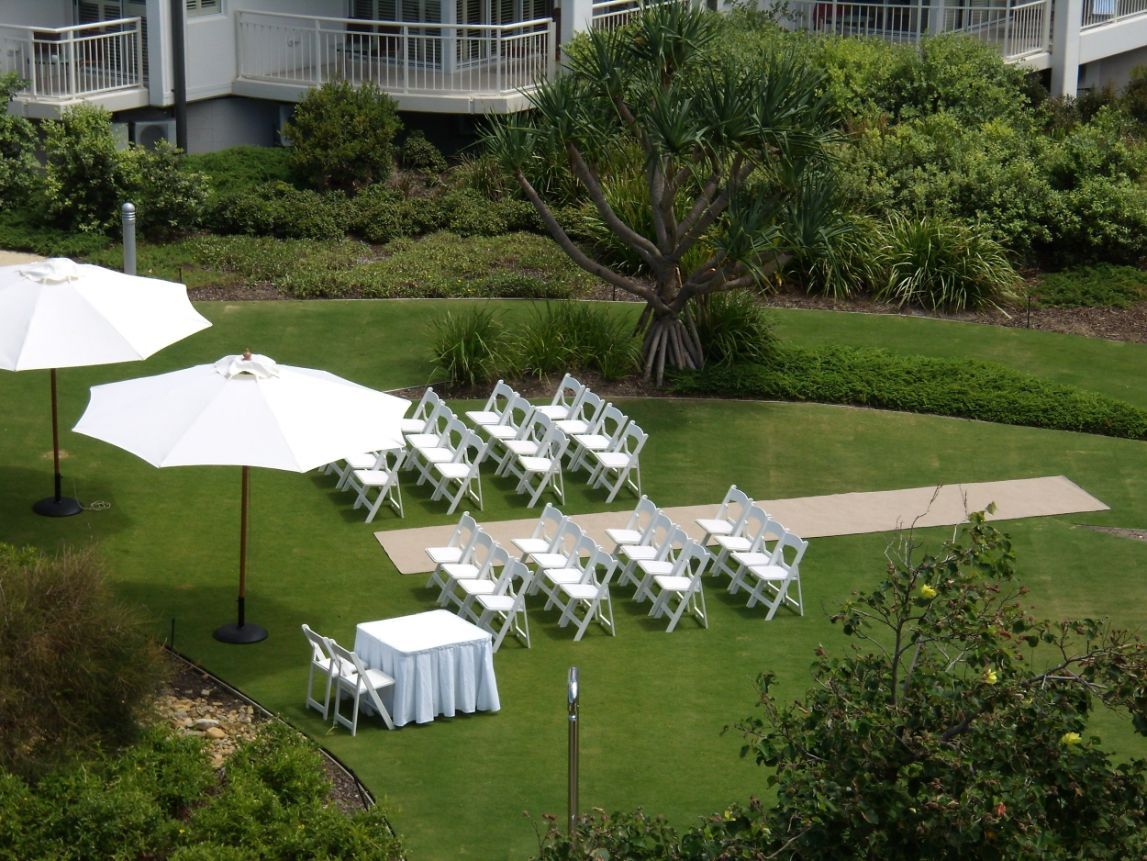Natural Carpet And Chairs For Ceremony — Wedding & Event Hire In Goonellabah, NSW