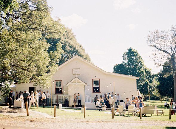 3 x 8m Festoon Lights on 3 Bamboo Poles — Wedding & Event Hire In Goonellabah, NSW