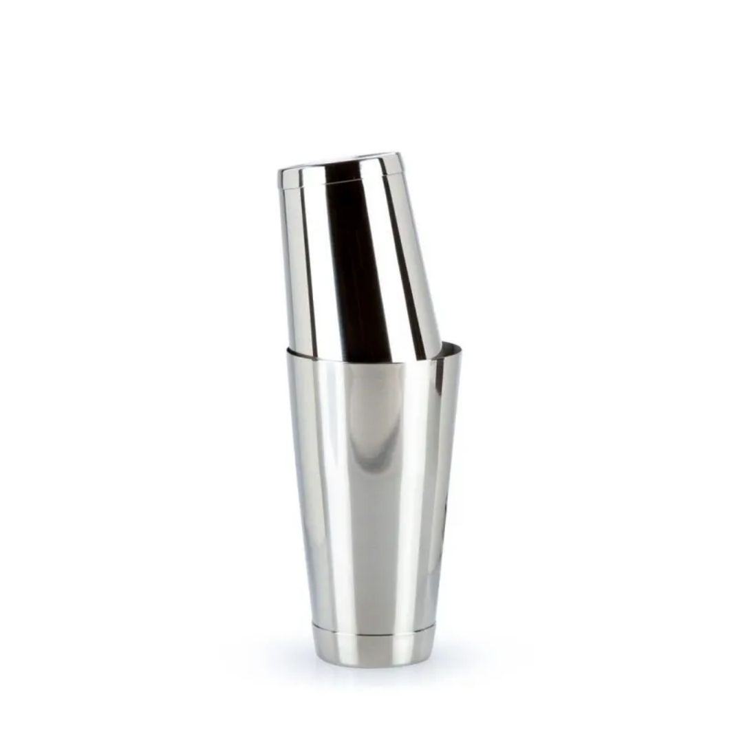 A Stainless Steel Shaker Is Sitting On A White Surface — Wedding & Event Hire In Goonellabah, NSW