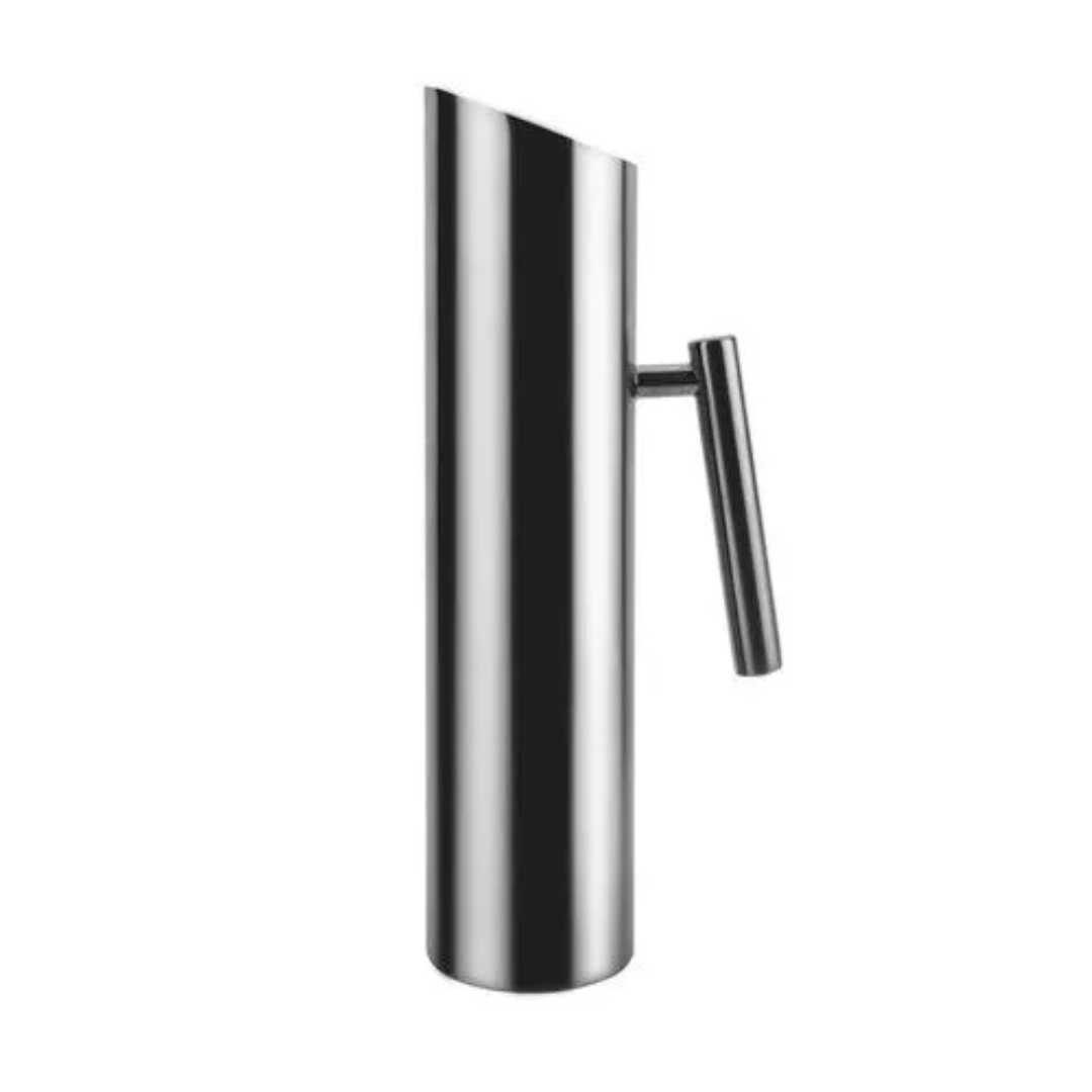 A Stainless Steel Pitcher With A Handle On A White Background — Wedding & Event Hire In Goonellabah, NSW