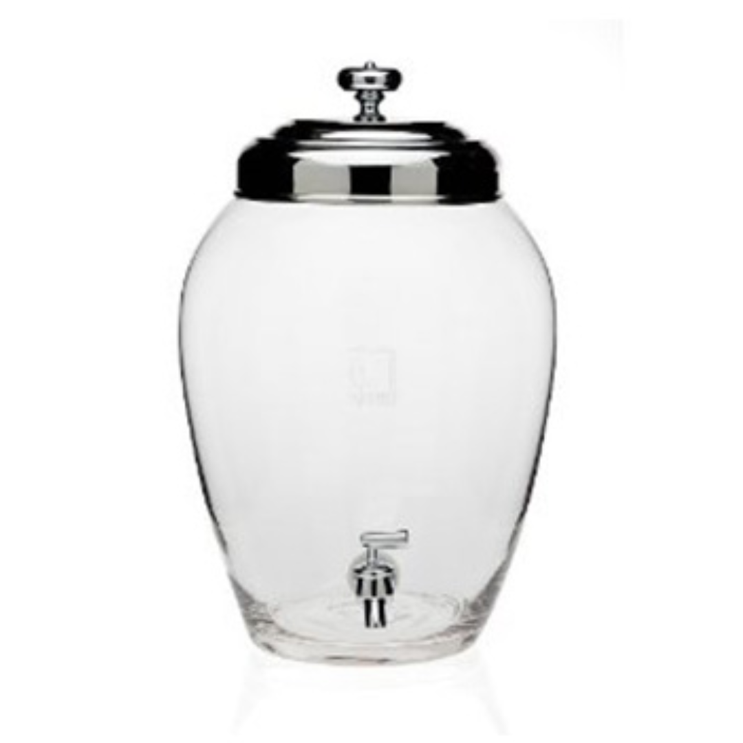 A Clear Glass Jar With A Silver Lid And Handle — Wedding & Event Hire In Goonellabah, NSW