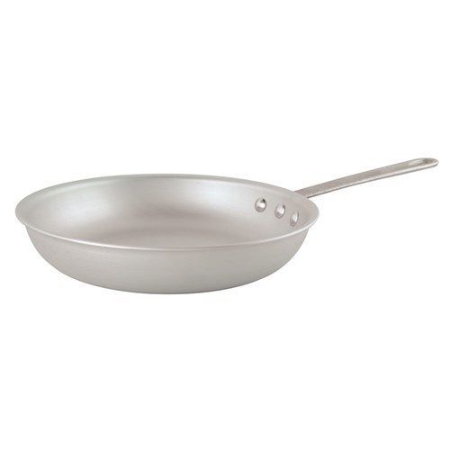 A Stainless Steel Frying Pan With A Long Handle On A White Background — Wedding & Event Hire In Goonellabah, NSW