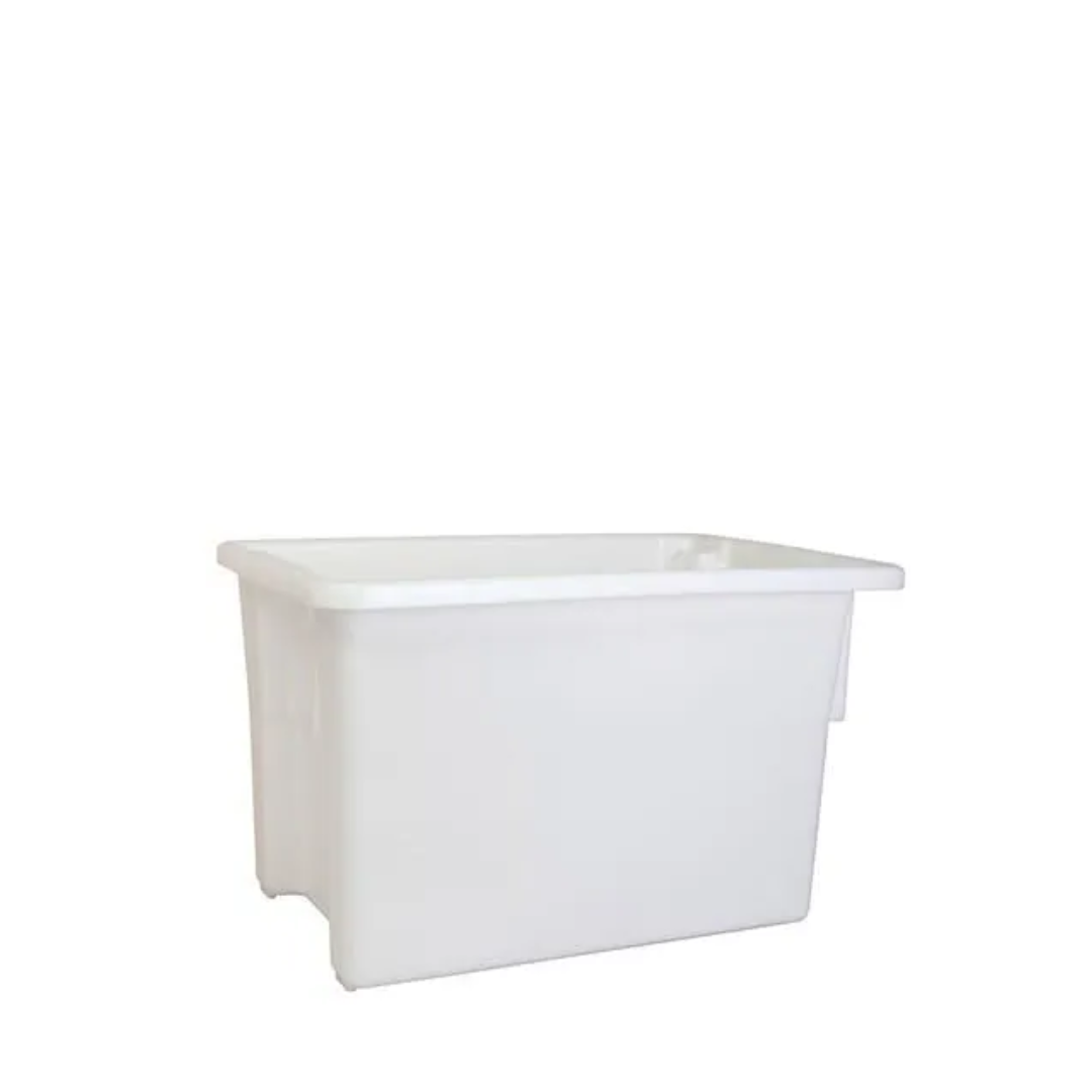 A White Plastic Container With A Lid On A White Background — Wedding & Event Hire In Goonellabah, NSW